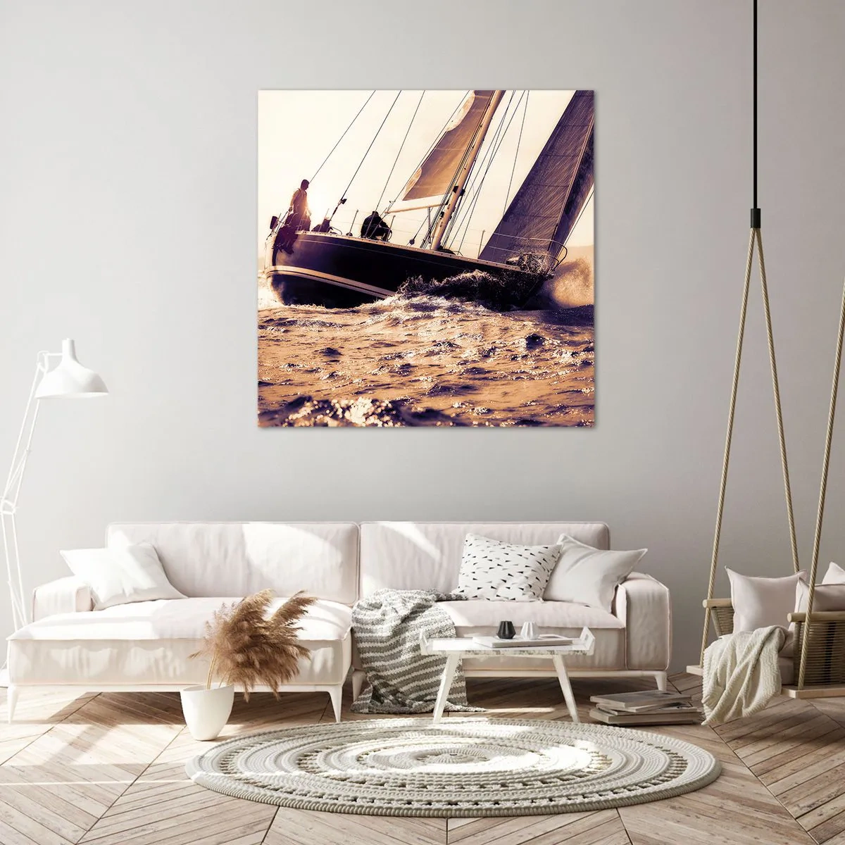 Impression sur toile - Image sur toile - Navigue, marin - 60x60 cm