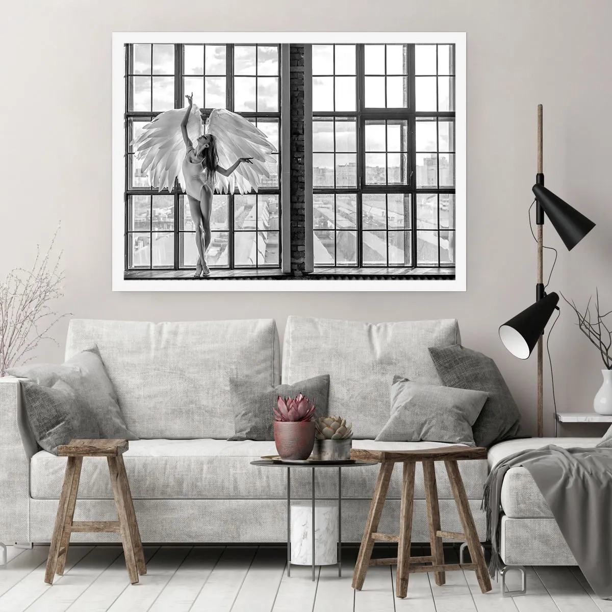 Affiche - Poster - La ville des anges? - 50x40 cm