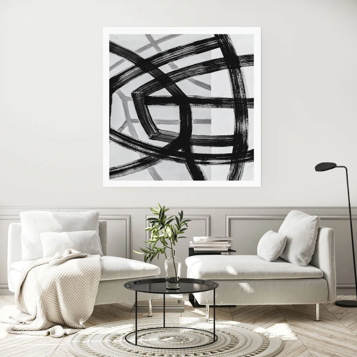 Affiche - Poster - Profondeur du bâtiment - 40x40 cm