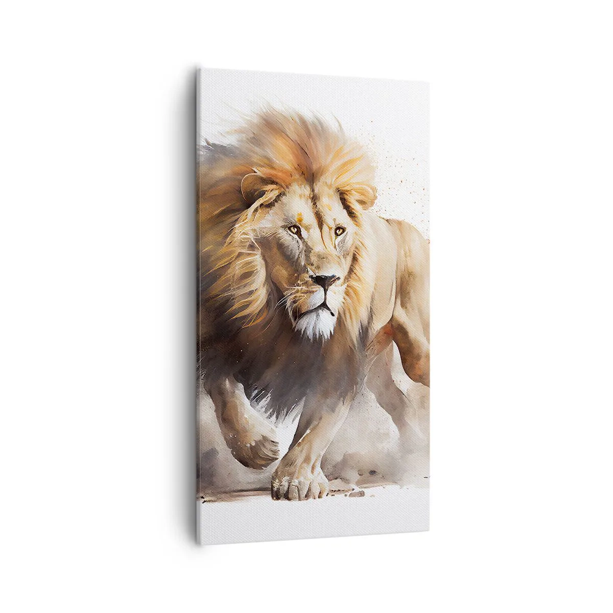 Impression sur toile - Image sur toile - Le roi bougea - 55x100 cm