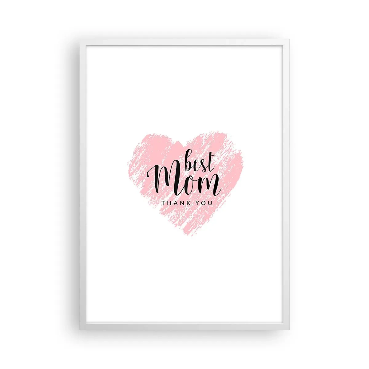 Affiche dans un cadre blanc - Poster - Toujours au bon moment - 50x70 cm