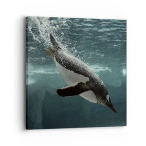 Impression sur toile - Image sur toile - Bienvenue dans mon monde - 30x30 cm