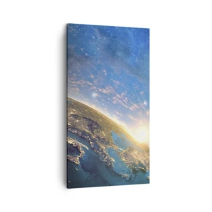 Impression sur toile - Image sur toile - Regardons-nous de loin - 45x80 cm