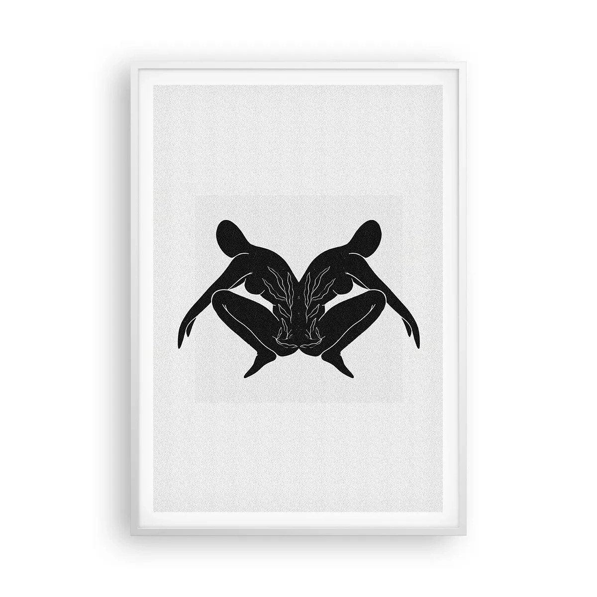 Affiche dans un cadre blanc - Poster - Une âme commune - 70x100 cm