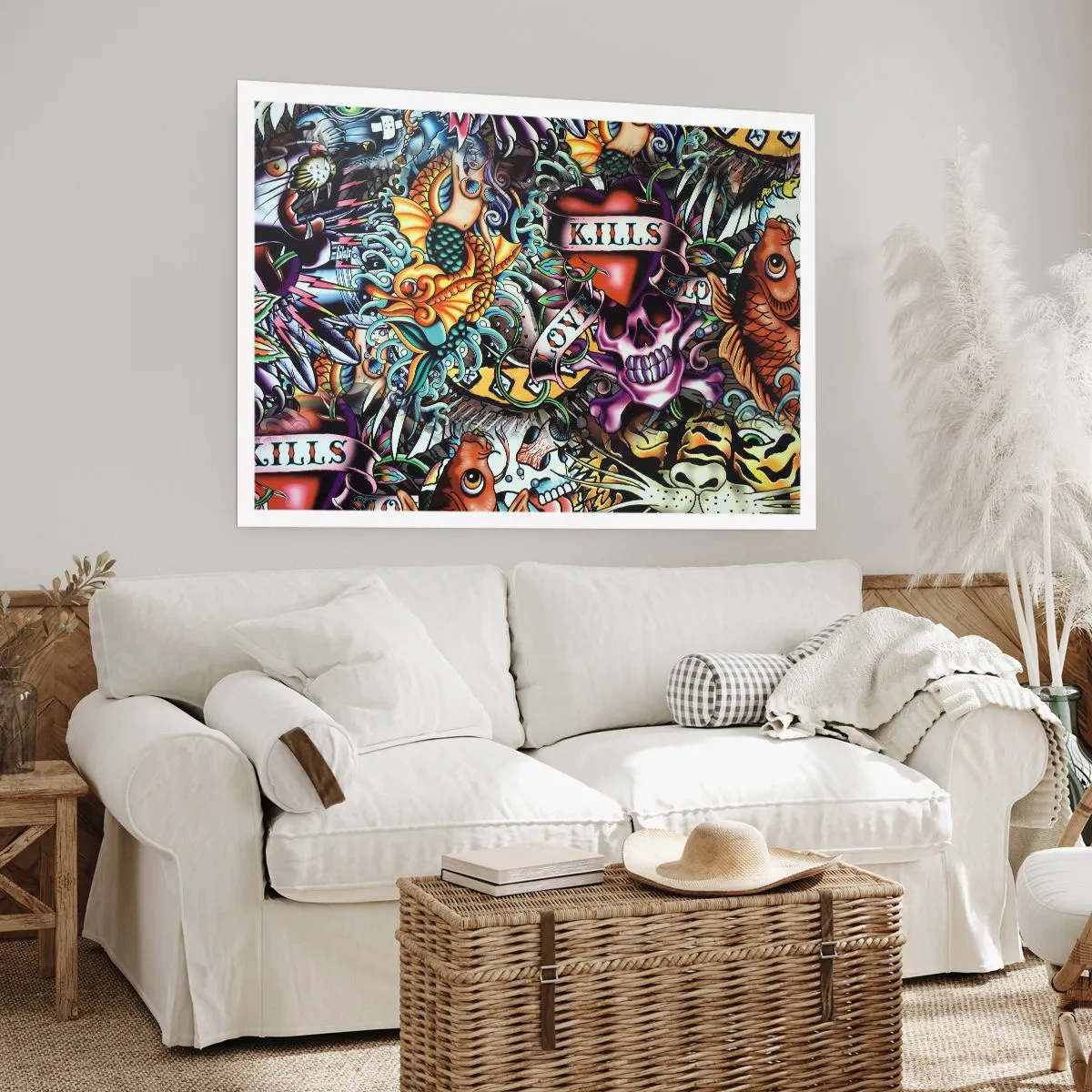 Affiche - Poster - Le rêve du tatoueur - 40x30 cm