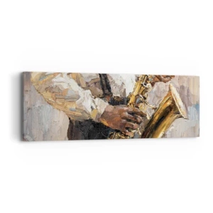 Impression sur toile - Image sur toile - C'est l'heure du solo - 90x30 cm