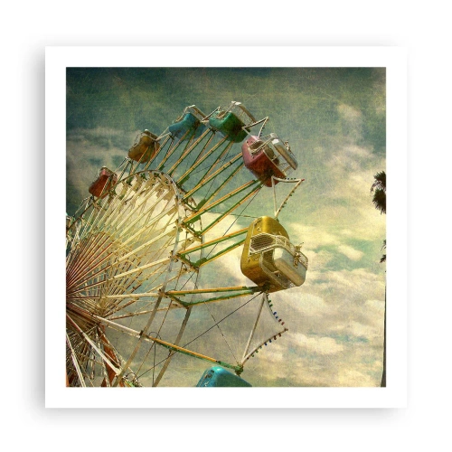 Affiche - Poster - On va faire la fête - 60x60 cm