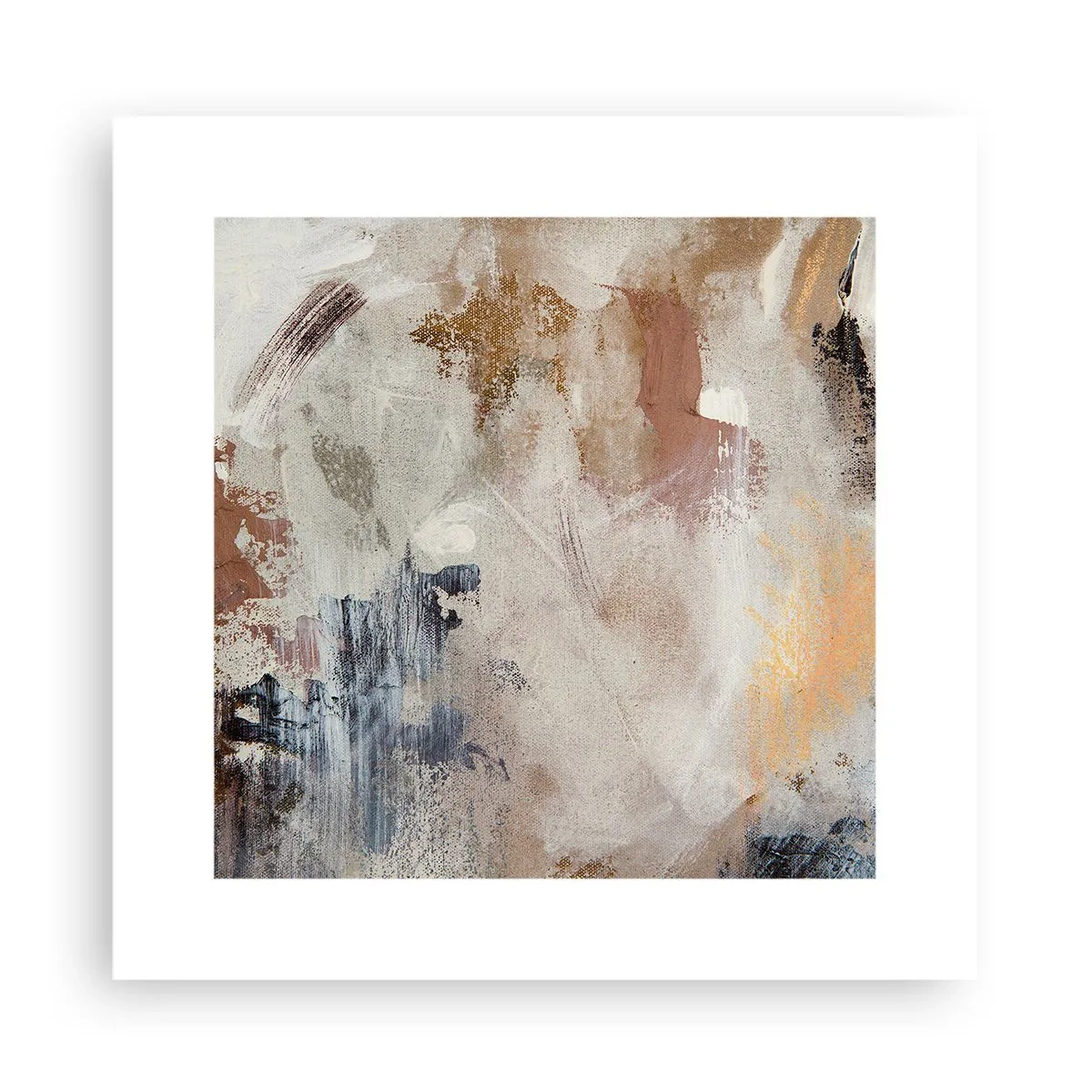 Affiche - Poster - Abstraction brumeuse - 30x30 cm