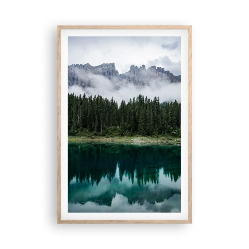 Affiche dans un chêne clair - Poster - Chut, chut, ne réveillons pas l'eau qui dort - 61x91 cm