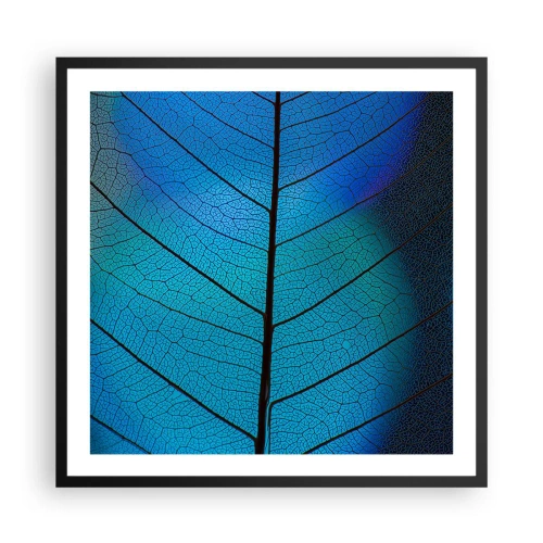 Affiche dans un cadre noir - Poster - Construction complexe - 60x60 cm