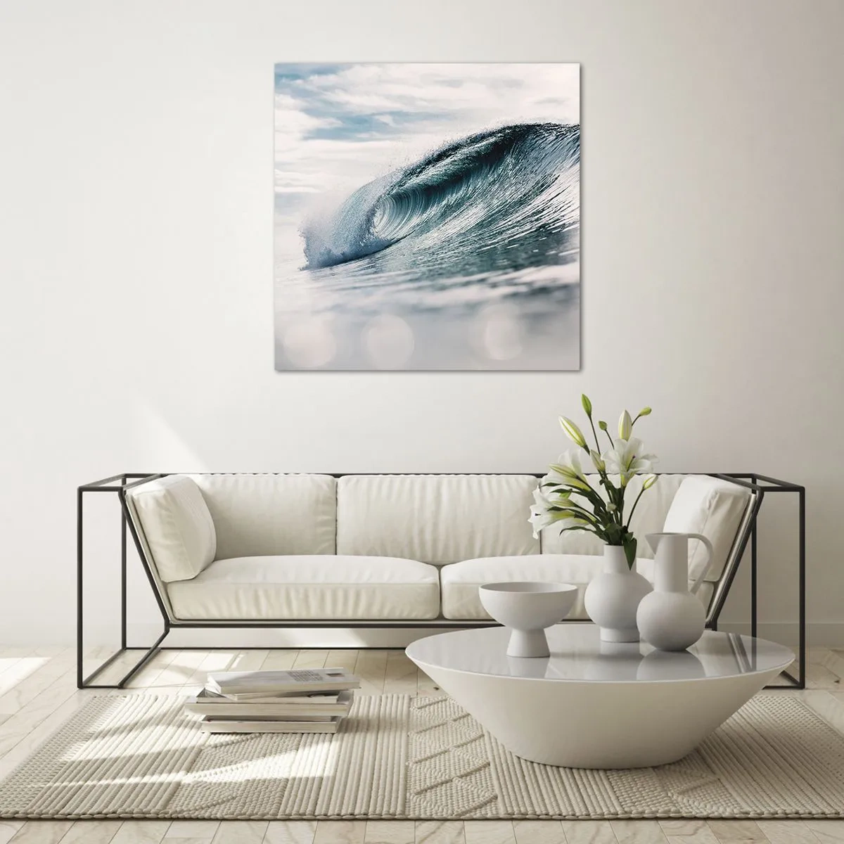 Impression sur verre - Image sur verre - Pic d'eau - 60x60 cm