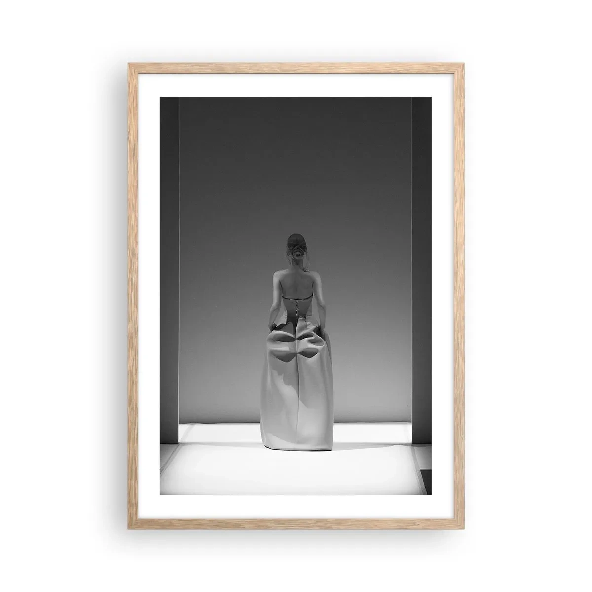 Affiche dans un chêne clair - Poster - Simplicité raffinée - 50x70 cm