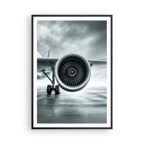 Affiche dans un cadre noir - Poster - Sent la force! - 70x100 cm