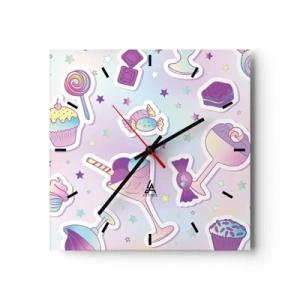Horloge murale - Pendule murale - Pour que tous les jours soit un anniversaire  - 40x40 cm
