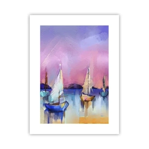 Affiche - Poster - Direction: les eaux larges - 30x40 cm