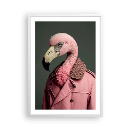 Affiche dans un cadre blanc - Poster - La vraie élégance - 50x70 cm