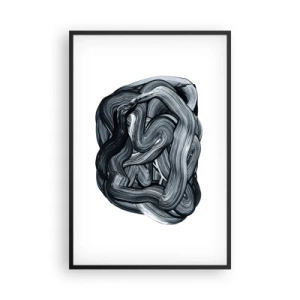Affiche dans un cadre noir - Poster - Ce n'est pas si simple - 61x91 cm