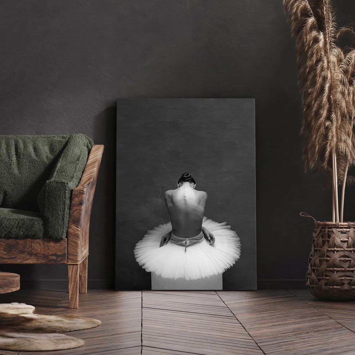 Impression sur toile - Image sur toile - C'est justement en train de fleurir - 65x120 cm