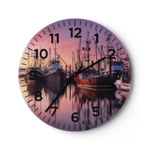 Horloge murale - Pendule murale - Avant le jour suivant - 40x40 cm