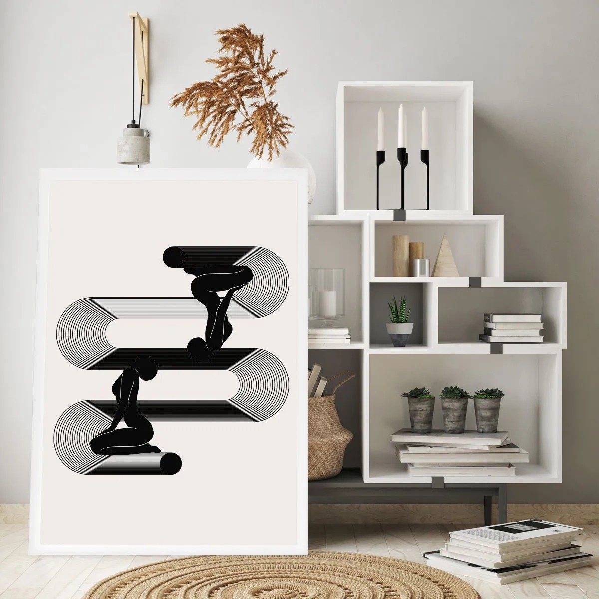 Affiche - Poster - Symétrie sensuelle - 61x91 cm