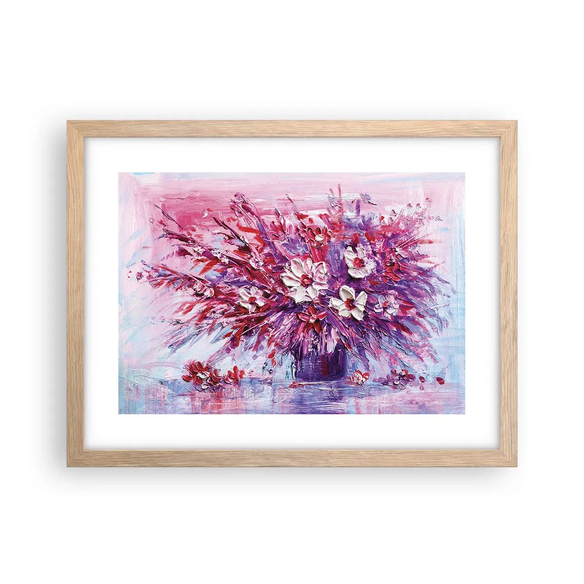 Affiche dans un chêne clair - Poster - Innocence et passion - 40x30 cm