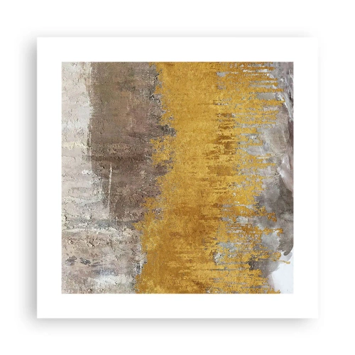 Affiche - Poster - Une explosion d'or - 40x40 cm