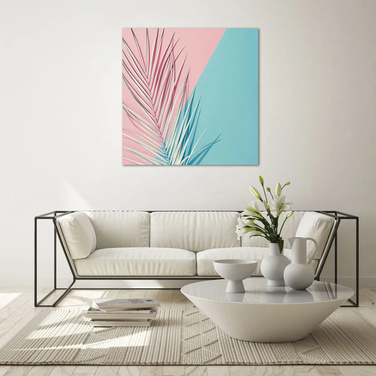 Impression sur verre - Image sur verre - Impression tropicale - 70x70 cm