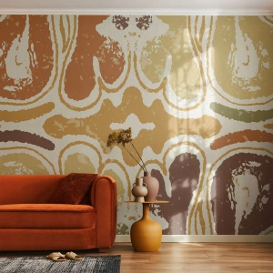 Papier Peint Photo Premium Canvas - Abstraction sentimentale - Vieilli, Bohème, Morceau - 350x256 cm