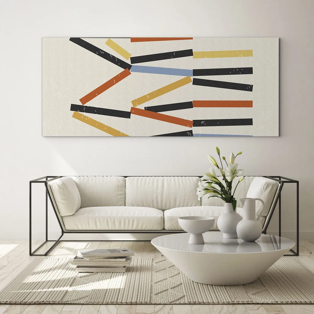 Impression sur verre - Image sur verre - Composition de niveaux - 100x40 cm