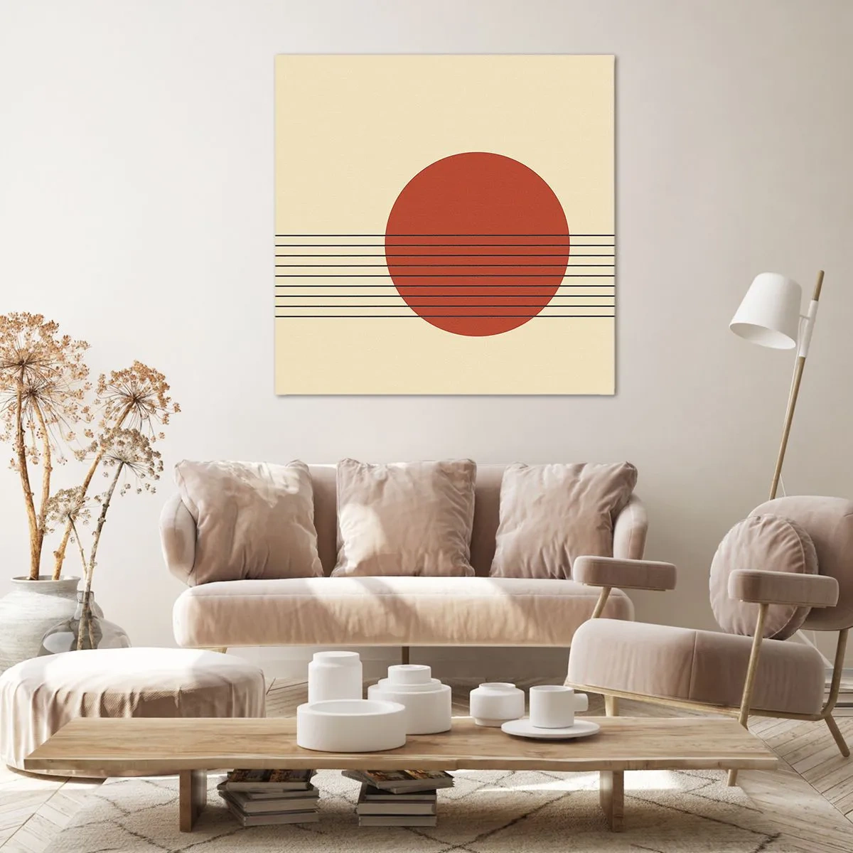 Impression sur toile - Image sur toile - Aux alentours et plus loin - 40x40 cm