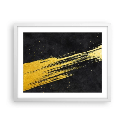 Affiche dans un cadre blanc - Poster - Sautez dans l'hyperespace - 50x40 cm