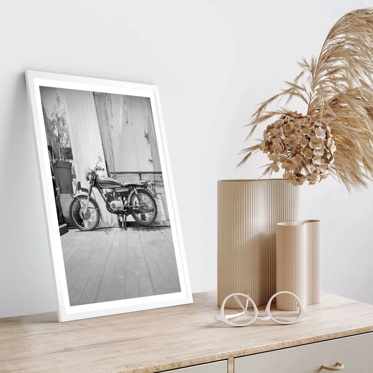 Affiche dans un cadre blanc - Poster - Classique au dessus de tout - 70x100 cm