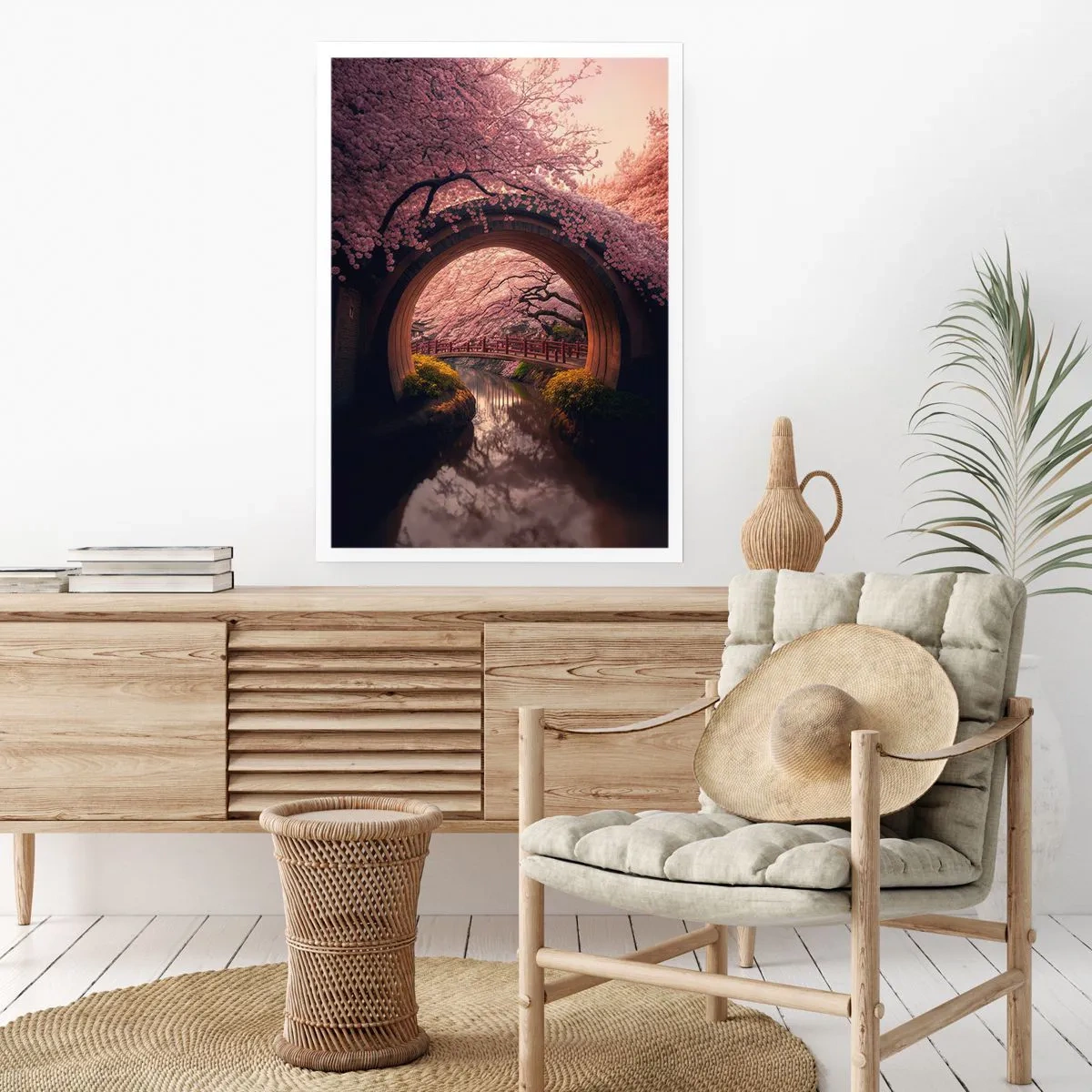 Affiche - Poster - Printemps japonais - 70x100 cm