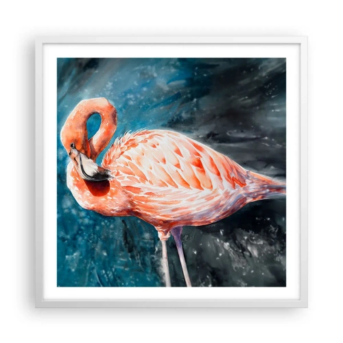 Affiche dans un cadre blanc - Poster - Décoratif par nature - 60x60 cm