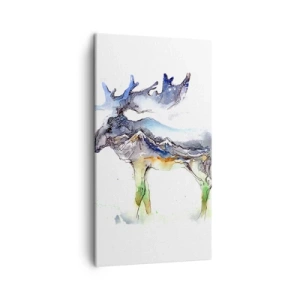 Impression sur toile - Image sur toile - Le héros d'un conte d'hiver - 45x80 cm