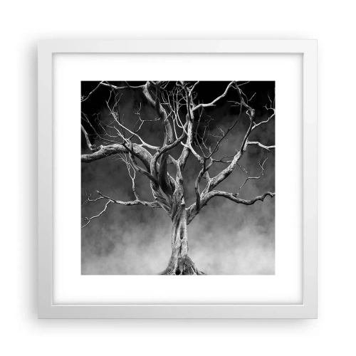 Affiche dans un cadre blanc - Poster - Primordial et sacré - 30x30 cm