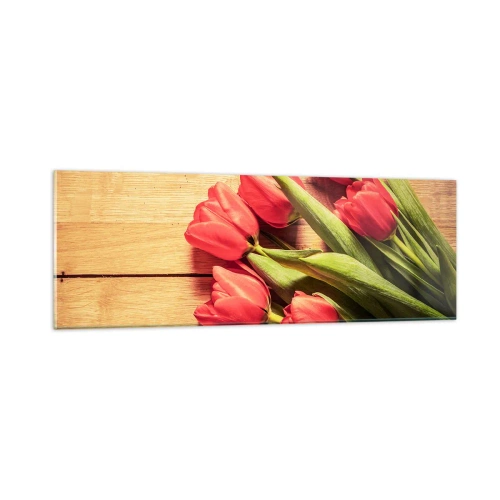 Impression sur verre - Image sur verre - Défi du printemps - 90x30 cm