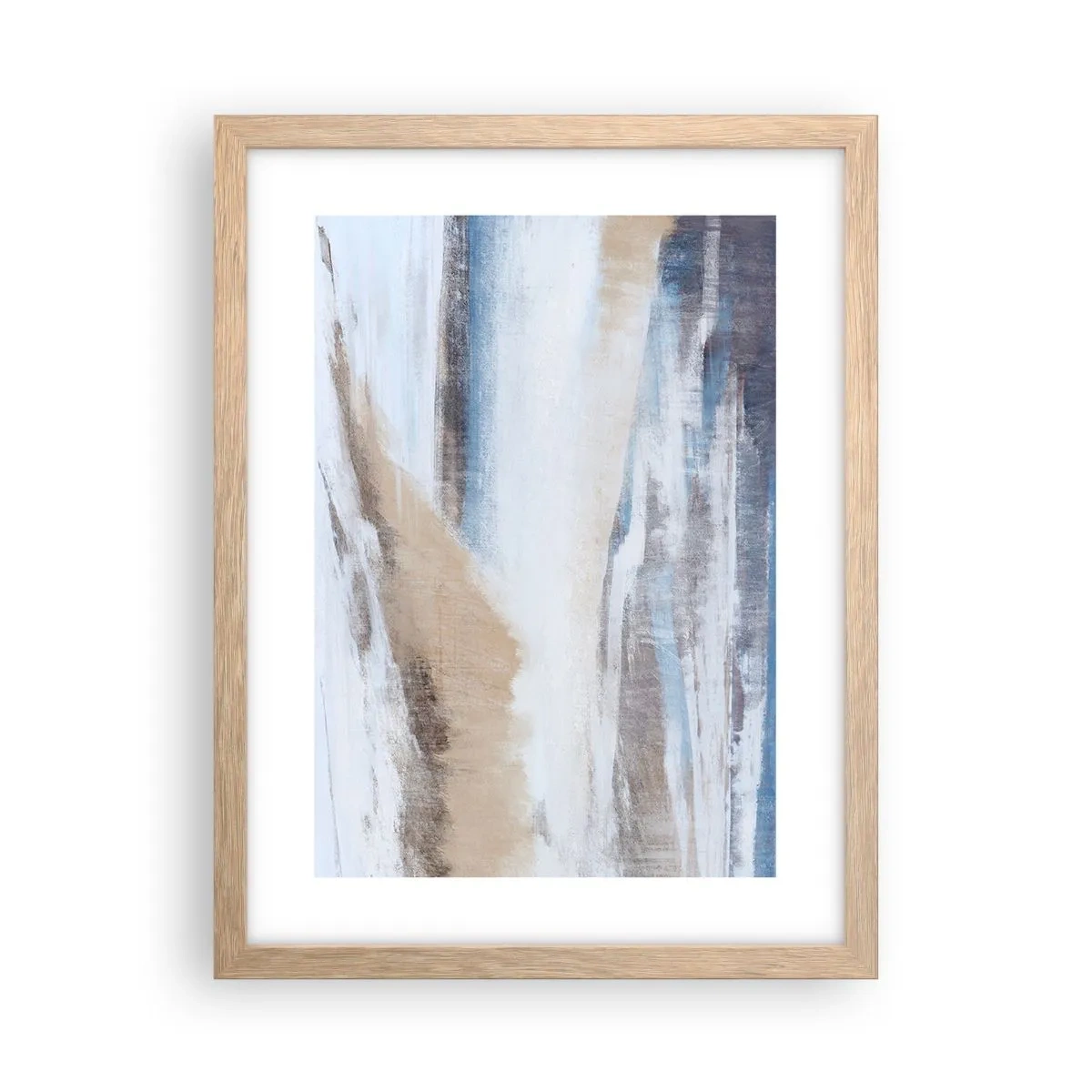 Affiche dans un chêne clair - Poster - Composition hivernale - 30x40 cm