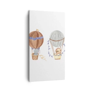 Impression sur toile - Image sur toile - Compagnons de voyage - 45x80 cm