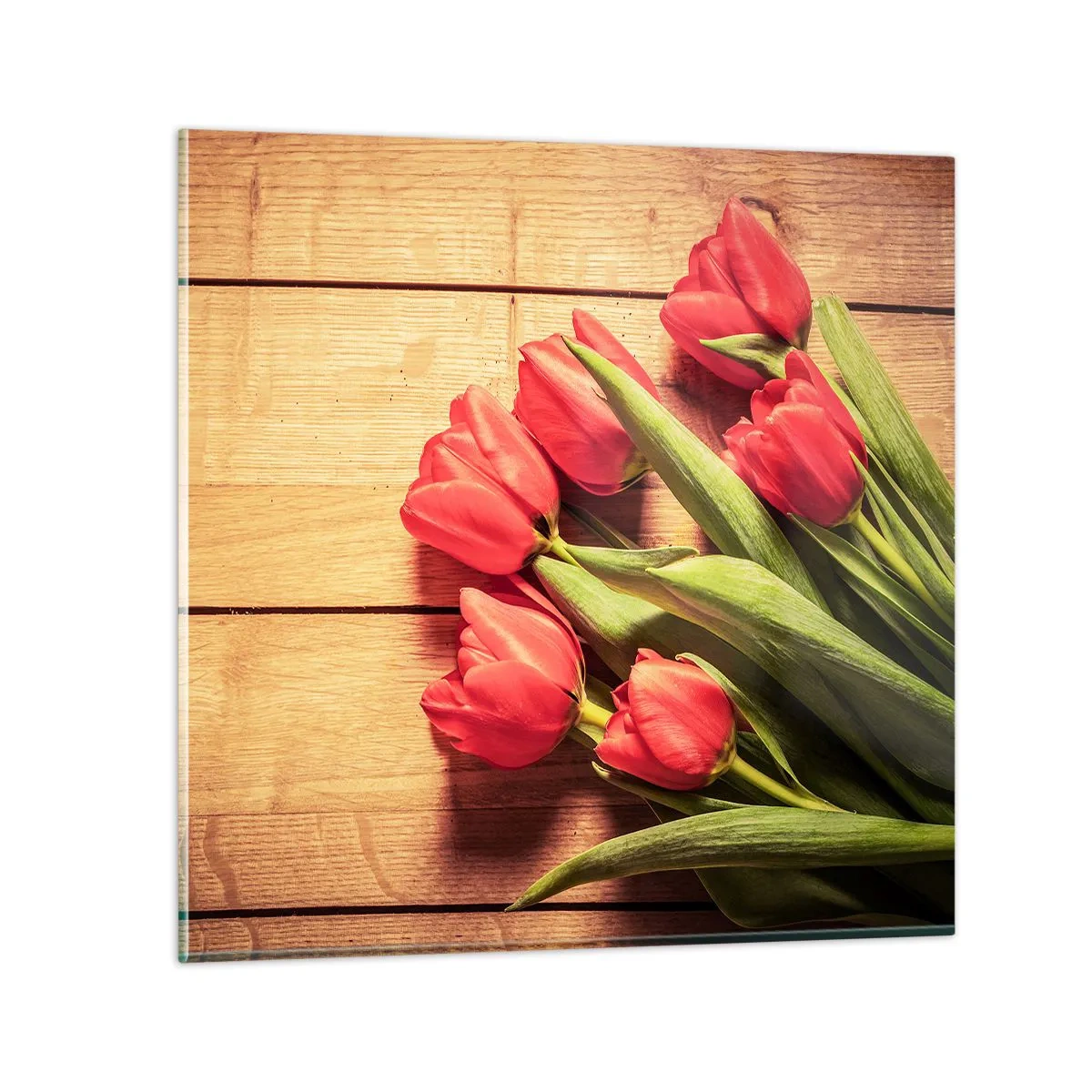 Impression sur verre - Image sur verre - Défi du printemps - 70x70 cm