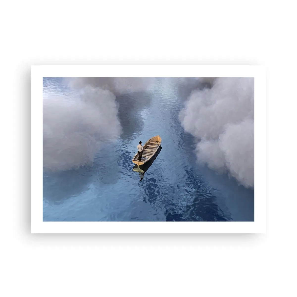 Affiche - Poster - Vie – voyage – inconnu - 70x50 cm