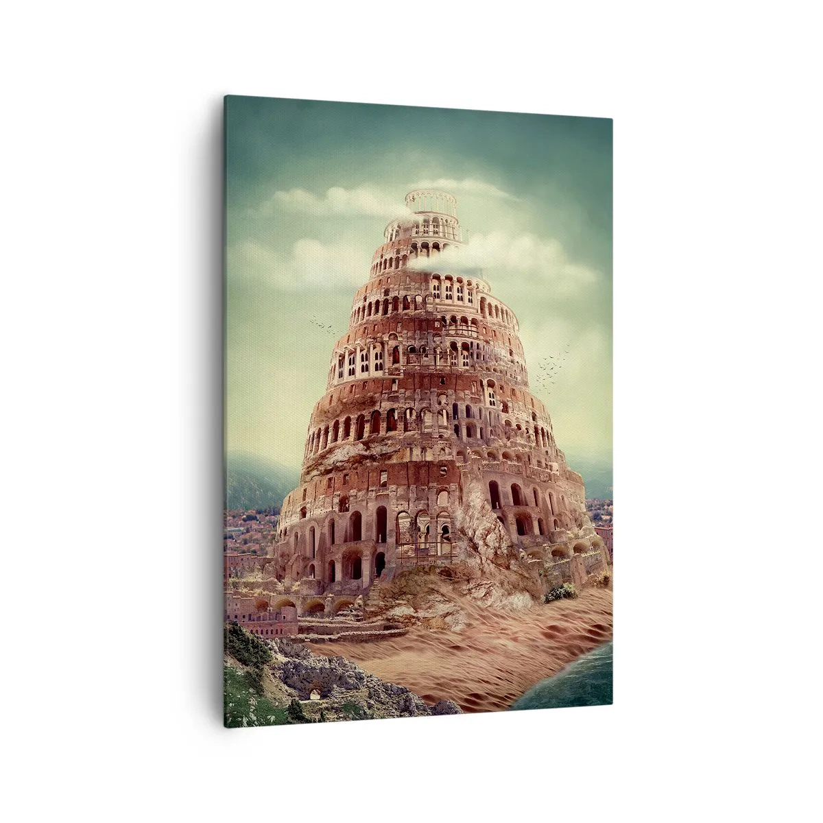 Impression sur toile - Image sur toile - La tour de Babel - 70x100 cm