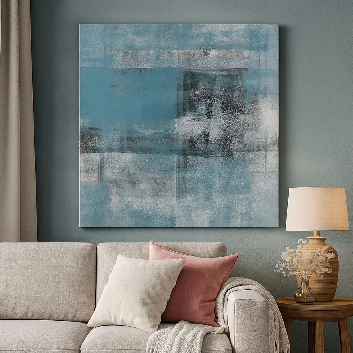 Impression sur toile - Image sur toile - Eau et air - 30x30 cm