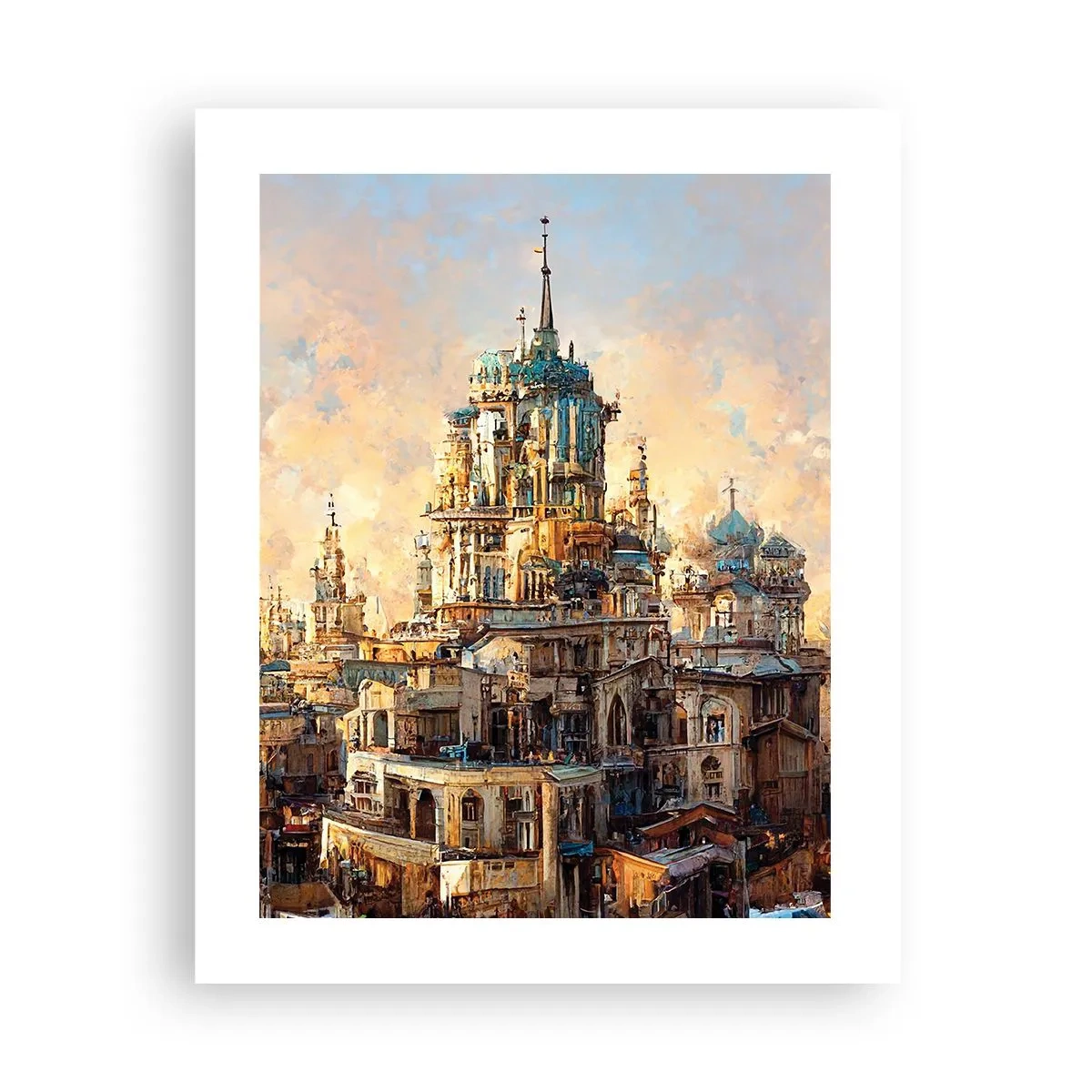 Affiche - Poster - Ville des villes - 40x50 cm