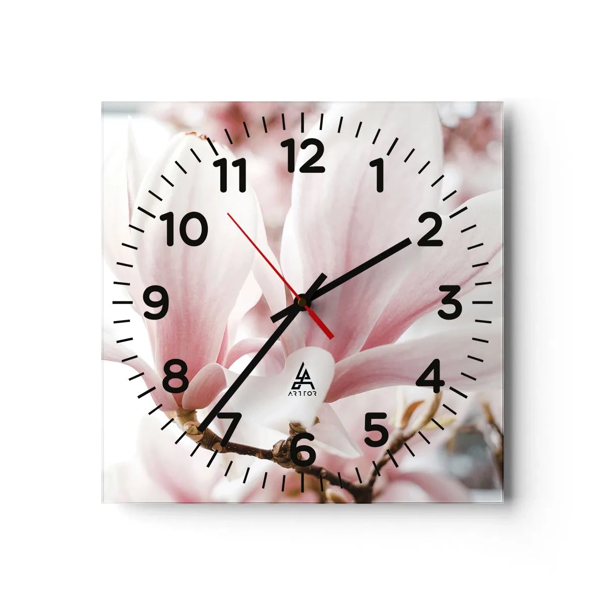 Horloge murale - Pendule murale - Abondance de tendresse - 30x30 cm