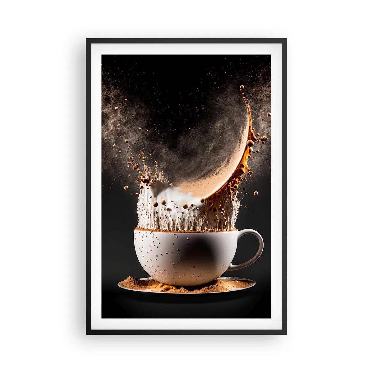 Affiche dans un cadre noir - Poster - Une explosion de saveur - 61x91 cm