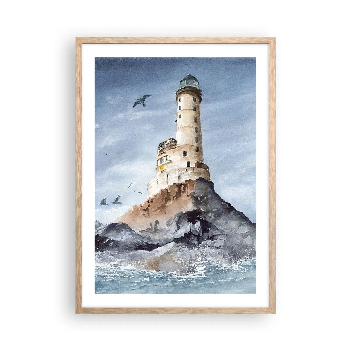 Affiche dans un chêne clair - Poster - Invincible - 50x70 cm