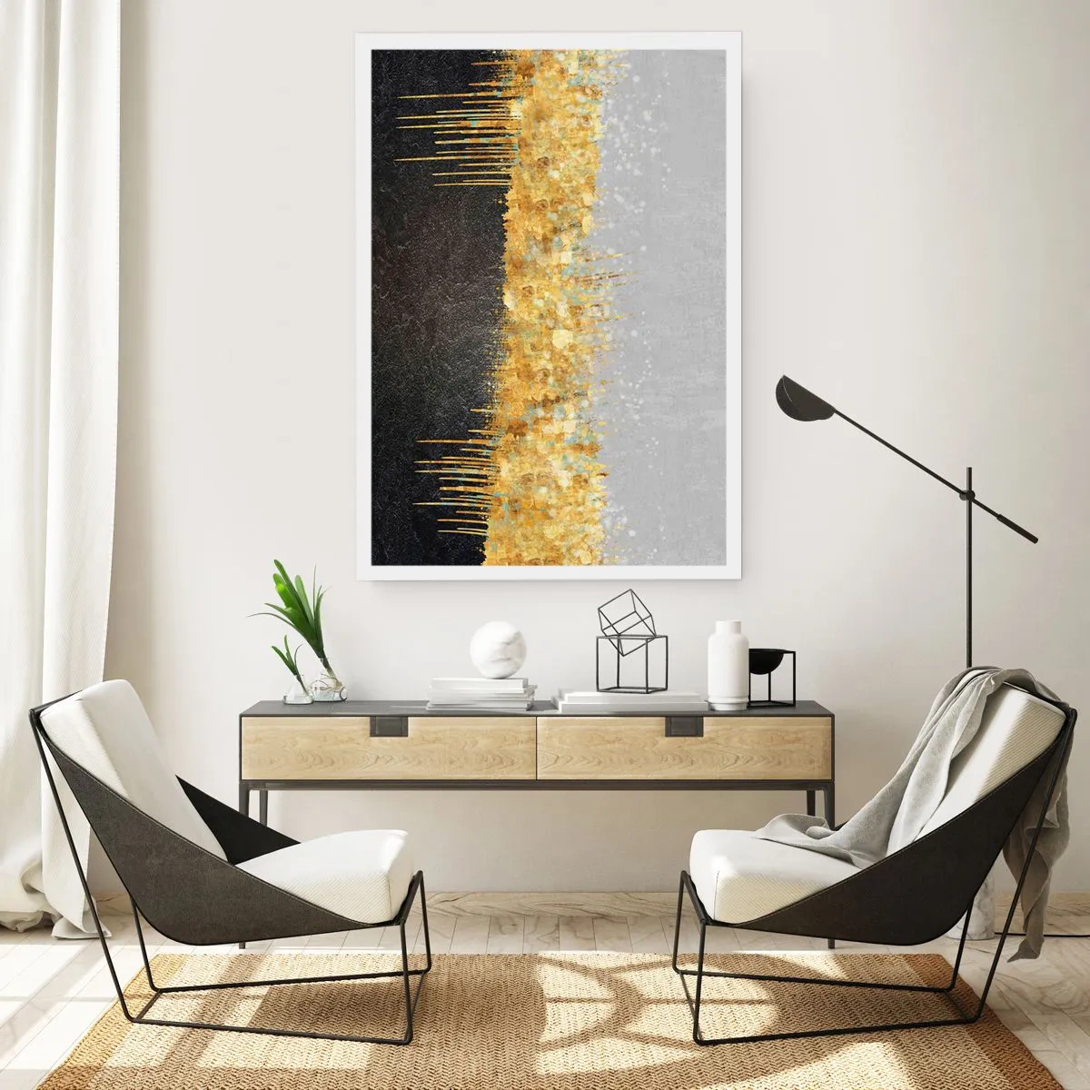 Affiche - Poster - Vers l'intérieur et vers le haut - 40x50 cm