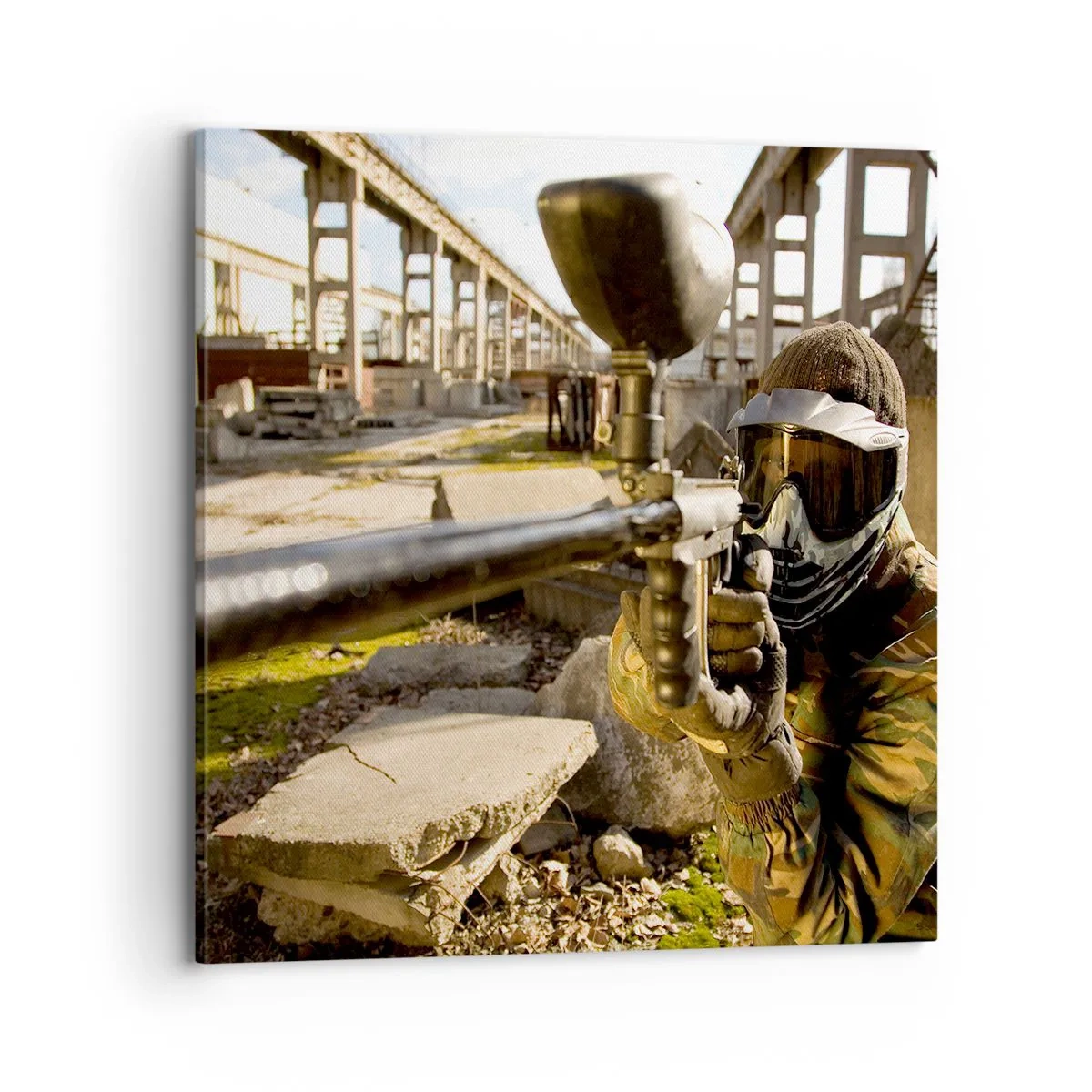 Impression sur toile - Image sur toile - Et vous pouvez devenir un héros - 70x70 cm