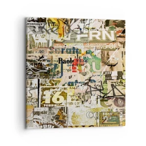 Impression sur toile - Image sur toile - Oh, il se passe quelque chose... - 70x70 cm